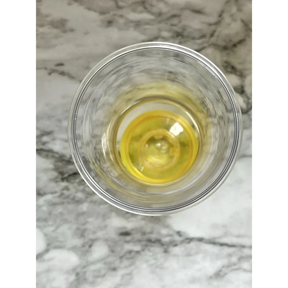 Kalahari Tall Hurricane Beverage‎ Glass Yellow 2026  Approx 10
